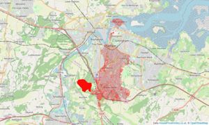 Heatmap of property prices in Chatham