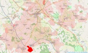 Heatmap of property prices in Chipping Norton