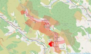 Heatmap of property prices in Tylorstown, Ferndale