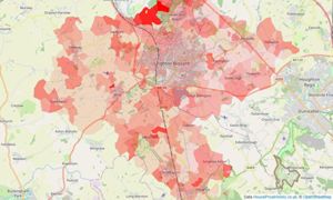 Heatmap of property prices in Heath And Reach, Leighton Buzzard