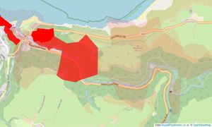 Heatmap of property prices in Lynmouth