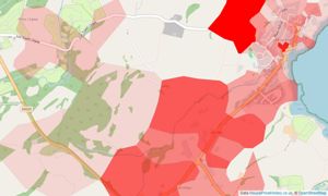 Heatmap of property prices in Moelfre