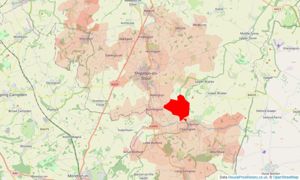 Heatmap of property prices in Shipston-on-stour